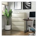 Office Filing Cabinets & Shelves | Alera 25508 42 in. x 18.63 in. x 52.5 in. 4 Legal/Letter Size Lateral File Drawers - Putty image number 3