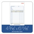 Notebooks & Pads | Adams DC4705 4.19 x 6.69 Two-Part Carbonless Sales Order Pad with 12 Lines, 50 Forms Total image number 1