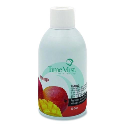 Just Launched | TimeMist 1042810 6.6 oz. Aerosol Metered Fragrance Dispenser Refills - Mango (12/Carton) image number 0