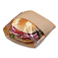 Just Launched | Bagcraft 300094 9.5 in. x 2.75 in. 2.35 mil. Dubl View Sandwich Bags - Natural Brown (500/Carton) image number 1