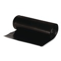 Trash Bags | Earthsense Commercial 1507102 56 Gallon 1.25 mil. 43 in. x 48 in. Linear Low Density Recycled Can Liners - Black (100/Carton) image number 2