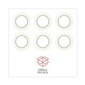Tapes | Universal UNV51334 3 in. Core 18 mm x 54.8 mm Removable General Purpose Masking Tape - Beige (6/Pack) image number 2