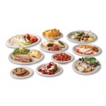 Bowls and Plates | Vegware WHBRG-09 9 in. Molded Fiber Compostable Tableware Plate - White (500/Carton) image number 3