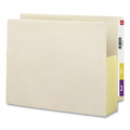 File Folders | Smead 75164 3.5 in. Expansion Letter Size End Tab File Pockets with Tear Resistant Gussets - Manila (10/Box) image number 1