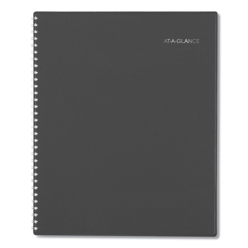 Notebooks & Pads | AT-A-GLANCE AYC52045 12-Month: Jul 2025 to Jun 2026 11 in. x 8.5 in. DayMinder Academic Weekly/Monthly Desktop Planner - Charcoal Cover image number 0