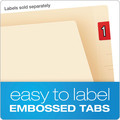 File Folders | Pendaflex 62714EE SmartShield 2 Fasteners Letter Size End Tab Fastener Folders - Manila Exterior (50/Box) image number 3