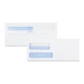 Envelopes & Mailers | Quality Park QUA24529 #9 Commercial Flap Redi-Seal Adhesive Closure 3.88 in. x 8.88 in. Double Window Redi-Seal Security-Tinted Envelope - White (500/Box) image number 1