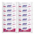 Cleaning & Disinfecting Wipes | PURELL 9371-12 1-Ply 7.4 in. x 9 in. Fragrance-Free Foodservice Surface Sanitizing Wipes - White (12 Pouches/Carton) image number 0