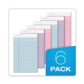 Notebooks & Pads | TOPS 63016 50-Sheet 5 in. x 8 in. Narrow Rule Prism plus Colored Writing Pads - Assorted Pastel-Color (6/Pack) image number 1