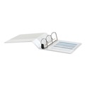 Binders | Universal UNV30752 3 in. Capacity 11 in. x 8.5 in. 3 Rings Deluxe Easy-to-Open D-Ring View Binder - White image number 1