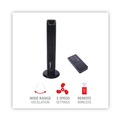 Desk Fans | Alera ALEFAN363 36 in. 3-Speed Oscillating Plastic Tower Fan with Remote Control - Black image number 5
