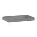Office Carts & Stands | Tennsco SC-2436 24 in. x 36 in. x 32 in. 500 lbs. Capacity 2-Shelf Metal Cart - Gray image number 1