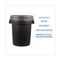 Storage Accessories | Boardwalk Z6640VNK 33 in. x 40 in. 33 gal. 16 mic High Density Industrial Can Liners Flat Pack - Natural (200/Carton) image number 3