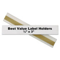Labels | C-Line 87607 0.5 in. x 3 in. Self-Adhesive Top Load Label Holders - Clear (50/Pack) image number 1