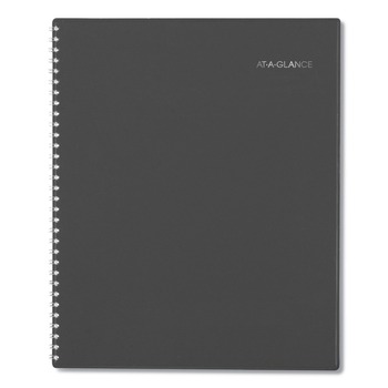 AT-A-GLANCE AYC52045 12-Month: Jul 2025 to Jun 2026 11 in. x 8.5 in. DayMinder Academic Weekly/Monthly Desktop Planner - Charcoal Cover