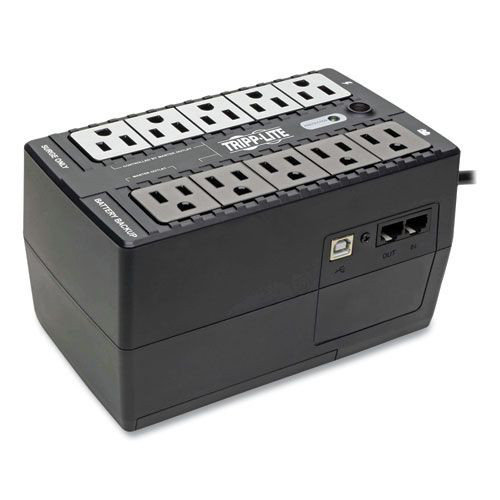 Surge Protectors | Tripp Lite ECO550UPS ECO Series 550 VA 316 J Energy-Saving Standby UPS, 10 Outlets image number 0