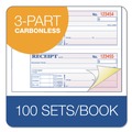 Notebooks & Pads | Adams TC1182 7.19 x 2.75 Three-Part Carbonless Receipt Book, 100 Forms Total image number 2