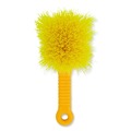 Cleaning Brushes | Rubbermaid Commercial FG9B2900YEL 8 in. Brush 8 in. Gray Plastic Handle Long Handle Scrub - Yellow Synthetic Bristles (6/Carton) image number 3