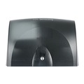 Paper Towel Holders | Boardwalk WP98053 Boardwalk Xtra 11.13 in. x 7.38 in. x 8.88 in. 2-Roll Controlled Bath Tissue Dispenser - Translucent Black (1/Carton) image number 2