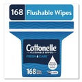 Cleaning Cloths | Cottonelle 41777 5 in. x 7.25 in. 1-Ply Fresh Care Flushable Cleansing Cloths - White (8/Carton) image number 5
