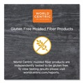 Food Trays, Containers, and Lids | World Centric TRSC17S 8.3 x 4.9 x 0.7 Fiber Paper Trays - Natural (500/Carton) image number 6