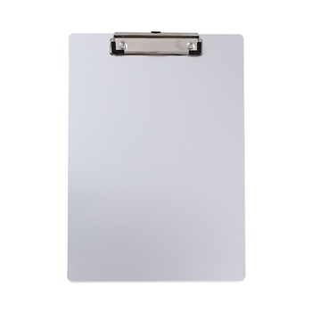 Universal UNV40301 0.5 in. Clip Capacity 8.5 in. x 11 in. Aluminum Clipboard with Low Profile Clip