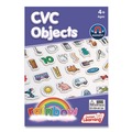 Arts & Crafts Supplies | Junior Learning Inc JL641 1.6 in. Tall Rainbow CVC Objects - White Background/Assorted Object Colors image number 0