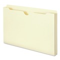 File Folders | Smead 76520 2-Ply Straight Tab Legal Size Manila File Jackets - Manila (50/Box) image number 0