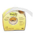 Packing Tapes | Post-it 658 1 in. x 700 in. Non-Refillable Labeling and Cover-Up Tape - Clear Applicator (1-Roll) image number 0