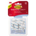 Wall Racks & Hooks | Command 17065CLR-6ES 2 lbs. Capacity Plastic Medium Hooks and Strips - Clear (6/Pack) image number 8