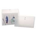 Just Launched | Pendaflex 63814-3 8.5 in. x 14 in. Poly String and Button Envelope - Clear (3/Pack) image number 2