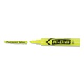 Highlighters | Avery 98208 HI-Liter Chisel Tip Desk-Style Highlighter - Fluorescent Yellow (36/Pack) image number 2