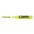 Highlighters | Avery 98208 Chisel Tip Desk-Style HI-LITER Highlighter Value Pack - Fluorescent Yellow Ink, Yellow/Black Barrel (36/Pack) image number 2