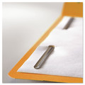 File Folders | Smead 12540 0.75 in. Expansion Top Tab Colored 2-Fastener Folders - Letter Size/Orange Exterior (50/Box) image number 3