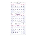 Bulletin Boards | AT-A-GLANCE PMLF1128 15-Month: Dec 2024 to Feb 2026 12 in. x 27 in. Move-A-Page Three-Month Wall Calendar - White/Red/Blue Sheets image number 0