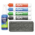 Back to School Sale | EXPO 80653A Broad Chisel Tip Low-Odor Dry Erase Marker Starter Set - Assorted Colors (4/Set) image number 1