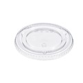 Cups and Lids | Dart 662TP Plastic Non-Vented Cup Lids Fits 9 oz to 22 oz Cold Cups - Clear (1000/Carton) image number 2