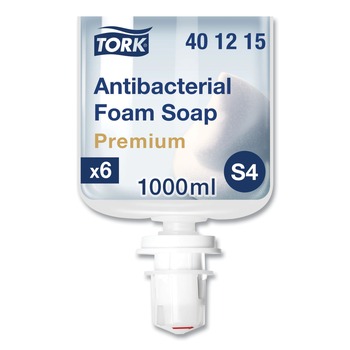 SKIN CARE AND HYGIENE | Tork 401815 1L Unscented Premium Antibacterial Foam Soap (6/Carton)