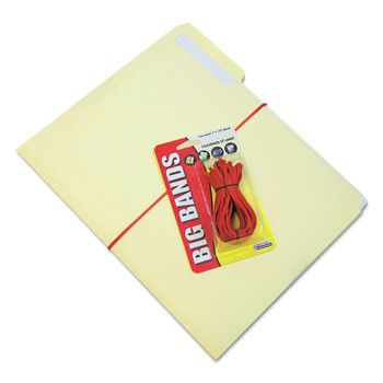 Alliance 00700 Size 117B 0.06 in. Gauge Big Bands Rubber Bands - Red (12/Pack)