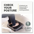 Just Launched | Fellowes Mfg Co. 48121 17.63 in. x 13.13 in. x 3.75 in. Standard Adjustable Footrest - Graphite image number 4