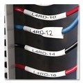 Back to School Sale | DYMO 18055 0.5 in. x 5 ft. Rhino Heat Shrink Tubes Industrial Label Tape - White/Black Print (1-Roll) image number 4