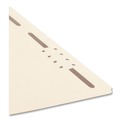 File Folders | Smead 14538 1/3-Cut Tabs Right 0.75 in. Expansion 2 Fasteners Letter Size Top Tab Fastener Folders - Manila Exterior (50/Box) image number 4