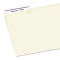 Labels | Avery 05666 0.66 in. x 3.44 in. Permanent TrueBlock File Folder Labels with Sure Feed Technology - White (750/Pack) image number 1