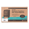 Paper Towels and Napkins | San Jamar T1390TBK 11.75 in. x 9 in. x 15.5 in. Electronic Touchless Roll Towel Dispenser - Black Pearl image number 4