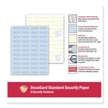 Retail Store Supplies | DocuGard 04541 8.5 in. x 11 in. 24 lbs. Bond Weight Medical Security Papers - Blue (1-Ream) image number 7