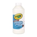 Arts & Crafts Supplies | Crayola 54-2016-053 16 oz. Bottle Washable Paint - White image number 0