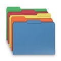 File Folders | Smead 10229 Interior File Folders with 1/3-Cut Tabs - Letter, Assorted (100/Box) image number 1