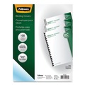 Just Launched | Fellowes Mfg Co. 52089 Crystals Transparent Presentation Covers for Binding Systems - Letter, Clear (100/Pack) image number 0