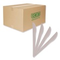  | Eco-Products EP-S011 Plantware 6 in. Compostable Knife Cutlery - Pearl White (1000/Carton) image number 1