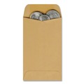 Envelopes & Mailers | Quality Park QUA50160 2.25 x 3.5 Kraft Coin and Small Parts Envelope - Brown Kraft (500/Box) image number 1